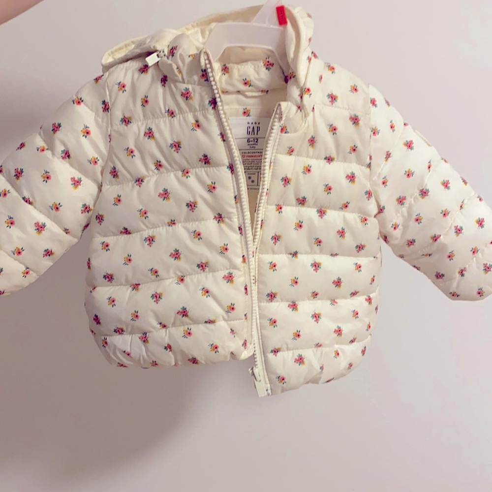 Baby Gap floral puffer jacket